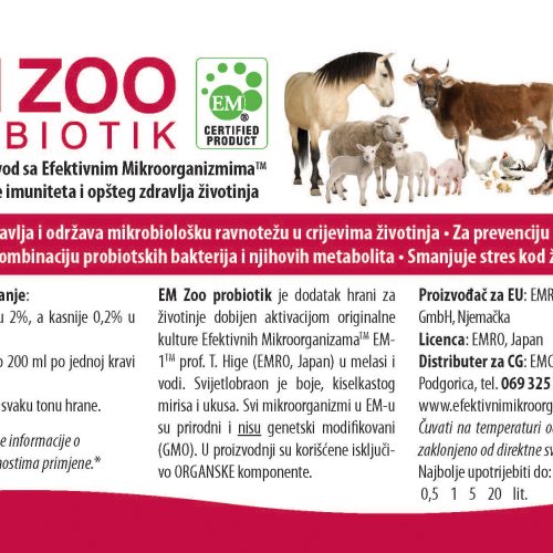 EM Zoo 16,2x10 cm sa prepustom 3 mm