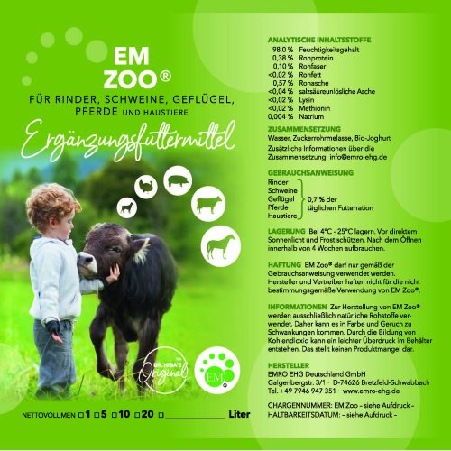 Etiketa EM Zoo 11x10 cm sa 3 mm prepusta